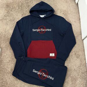 Sergio Tacchini Tracksuit Marino Hoodie Jogger Size XL
